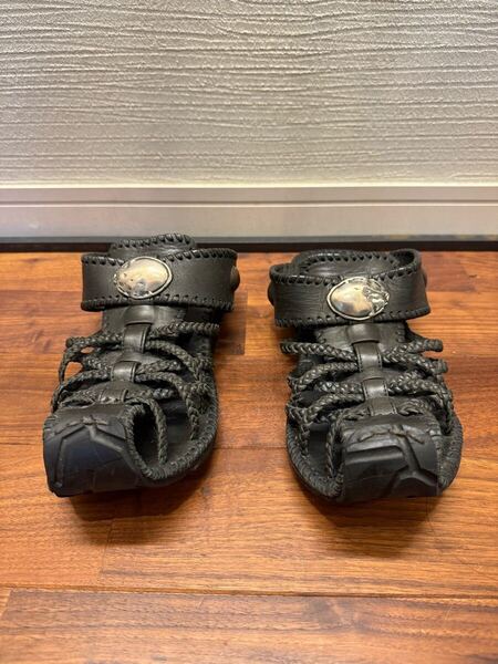 00s 14th addiction leather sandals サンダル japanese label kmrii l.g.b. civarize midas goa catorce rick owens tornado mart gunda