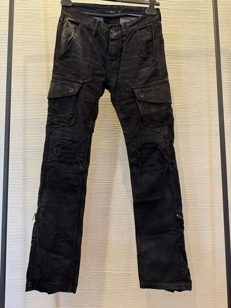00s civarize coated cargo pants gimmick ifsixwasnine share spirit kmrii rick owens l.g.b. japanese label julius midas goa fuga y2k