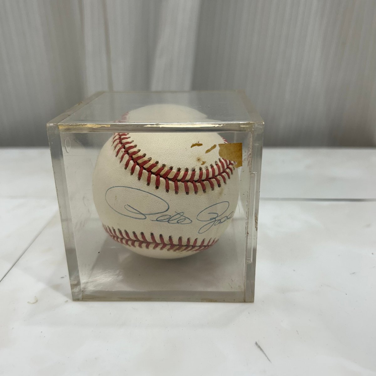 ピート・ローズ「直筆サイン入りボール」Pete Rose MLB 2025年最新】Yahoo!オークション -ピートローズ サインの中古品