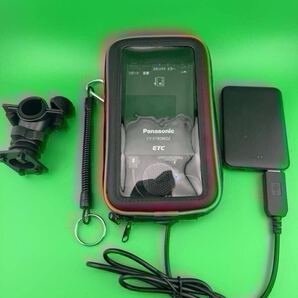 ★台数限定★送料無料★保証付き★バイク用ETC車載器 軽自動車セットアップ 自主運用モバイルバッテリーUSB バイクETC 落下防止チェーン