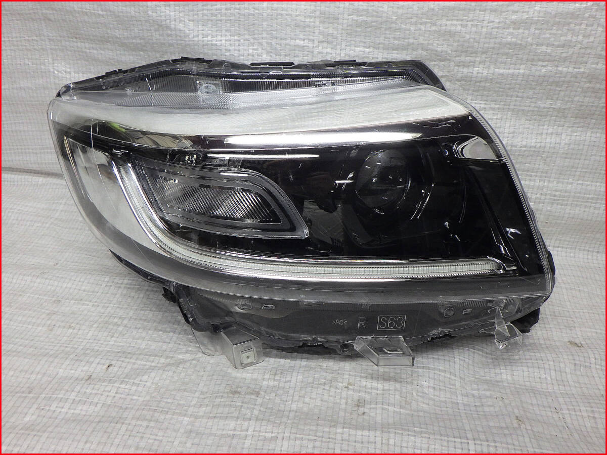 美品/キズ無 スペーシア MK53S ヘッドライト 右 右側 LED レベ付