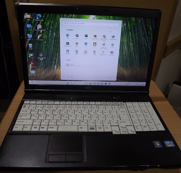 Windows11pro(最新24H2)&Office2021pro動作品★富士通 A572/F★i5-3320M/メモリ8GB/SSD240GB