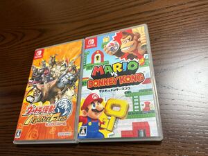 2個セット Switch Nintendo ソフト セット マリオVSドンキーコング ウルトラ怪獣モンスターファーム