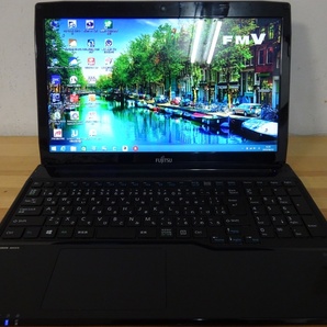 富士通 ノートパソコン LIFEBOOK AH53/S/Core i7-4712MQ 2.3GHz/8GB/1000GB/BD/中古特価良品
