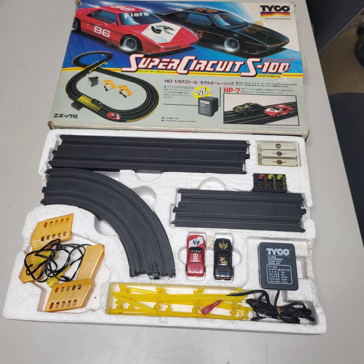 TYCO SUPER CIRCUIT S-100 ミニカーセット TYCO SUPER CIRCUIT S-100 ミニカーセット(Vintage Tyco Epoch