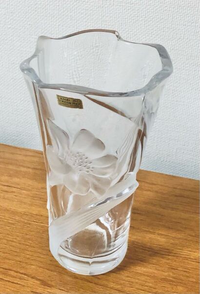 【送料無料】カメイガラス KAMEI GLASS JAPAN Crystal クリスタル 花器 純度24% グラス