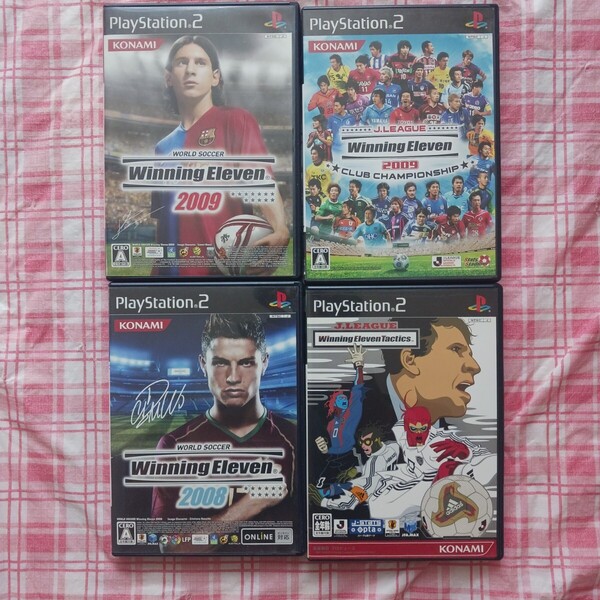 Winning Eleven ウイニングイレブン 2008 2009 クラブチャンピオンシップ CLUBChampionship Jリーグ タクティクス 4本組 ウイイレ Football
