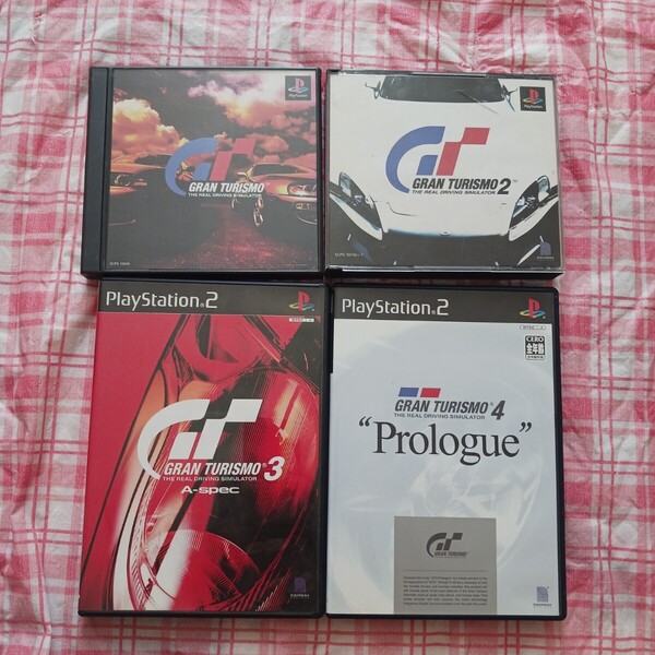 プレステ グランツーリスモ GRANTURISMO 1 2 3 4 Prologue プロローグ 4本組 GRAN TURISMO プレイステーション プレステ PS 2 PS2 021