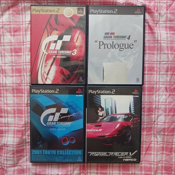 PS2 グランツーリスモ GRAN TURISMO 3 4 Prologue プロローグ Concept 2001 Tokyo Collection リッジレーサー RIDGE RACER V 5 4本組 023
