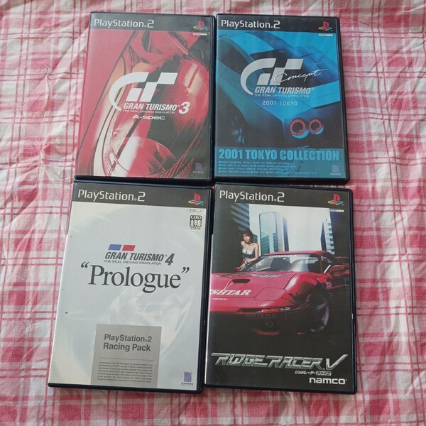 PS2 グランツーリスモ GRAN TURISMO 3 4 Prologue プロローグ Concept 2001 Tokyo Collection リッジレーサー RIDGE RACER V 5 4本組 026