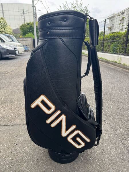 PING i3 3点式 キャディバッグ 黒 / ピン キャディーバッグ ブラック GOLF ゴルフバッグ