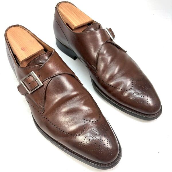 CROCKETT&JONES クロケットアンドジョーンズ COBHAM 革靴 ビジネスシューズ 8 26.5cm メンズ 靴 シューズ ブラウン