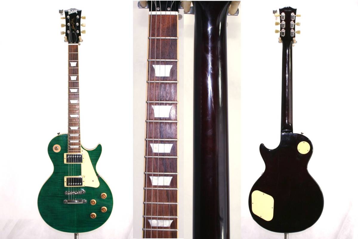 美品 Burny バーニー レスポールカスタム 激レア グリーン 緑 美品 Burny バーニー レスポールカスタム 激レア グリーン 緑