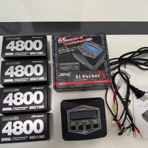 美品 G-FORCE Dyna 7.4V 4800 ハイテックX1POCKET II セット