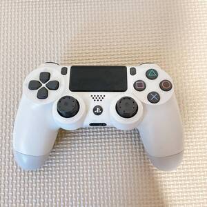 【ジャンク】動作未確認 PlayStation4 ワイヤレスコントローラー DUALSHOCK4 グレイシャー・ホワイト CUH-ZCT2J