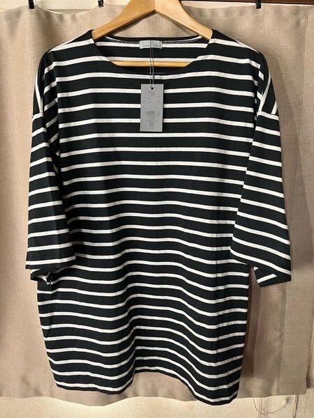 「LOWRYS FARM」 ローリーズファーム サイズL(実寸メンズXLくらい) タグ付き ボーダーTシャツ 半袖Tシャツ