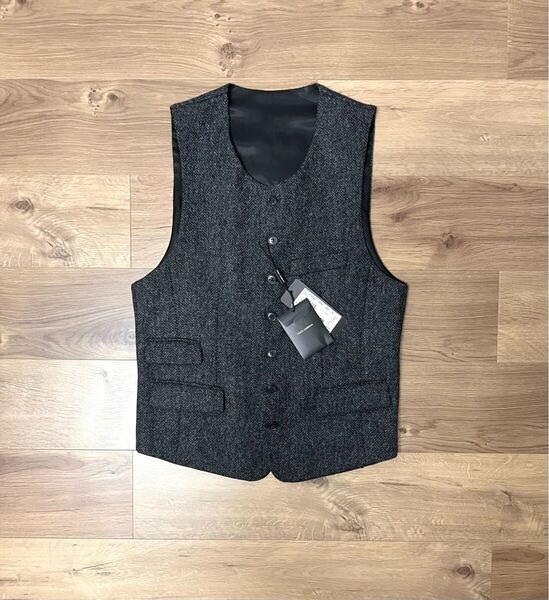 価格交渉可 新品タグ・付属品付き DOLCE&GABBANA ウール ベスト ジレ サイズ44 (サイズ46の方も着用可)
