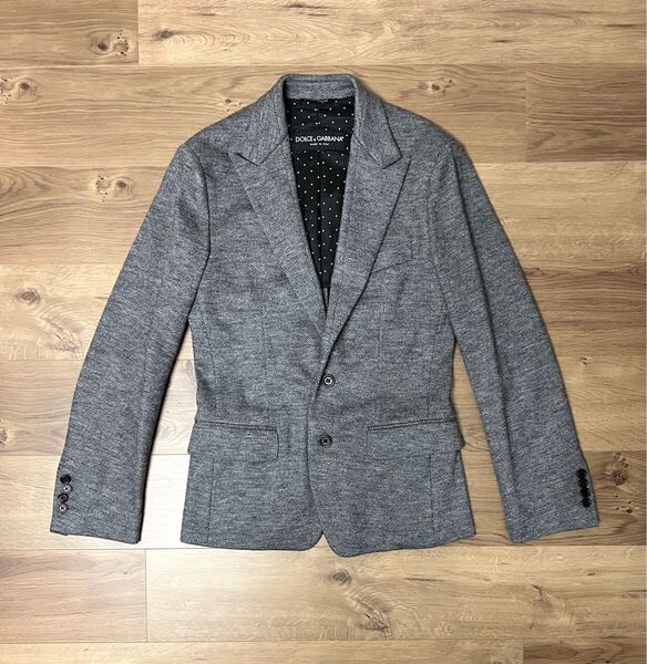 価格交渉可 美品 ロゴ入りハンガー&ガーメント付き DOLCE&GABBANA ジャケット サイズ46 (サイズ44・48の方も着用可)