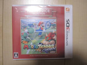3DS マリオテニス オープン  未使用品!