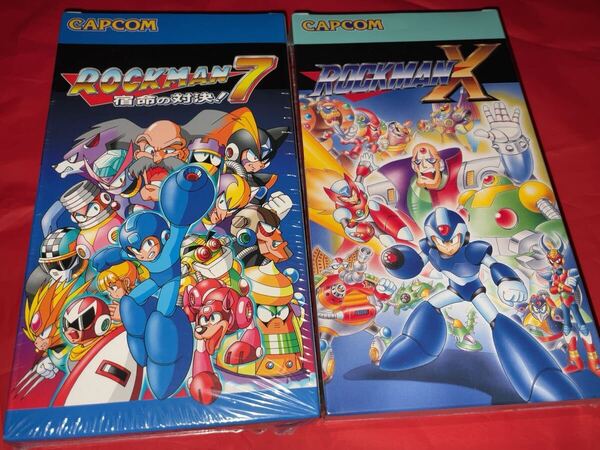 送料無料 2種セット ロックマン7 ロックマンX ラムネ パッケージ 箱 カプコンストア CAPCOM STORE グッズ SFC スーパーファミコン
