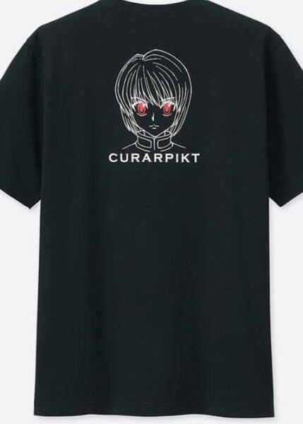 送料無料 クラピカ ジャッジメントチェーン ハンターハンター HUNTER×HUNTER Tシャツ Lサイズ UT ユニクロ 週刊少年ジャンプ 黒 ブラック