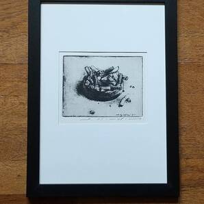 野田哲也 東京藝術ATELIER C-126カレンダー1992年より 銅版 限定350部 直筆サイン入 額装 【真作保証】 東京藝大名誉教授 野田 哲也