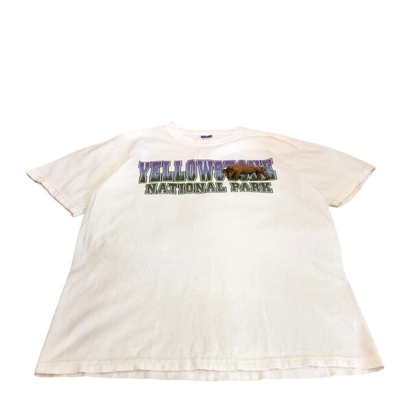 古着 jerzees 半袖Tシャツ スーベニア イエローストーン 00s~