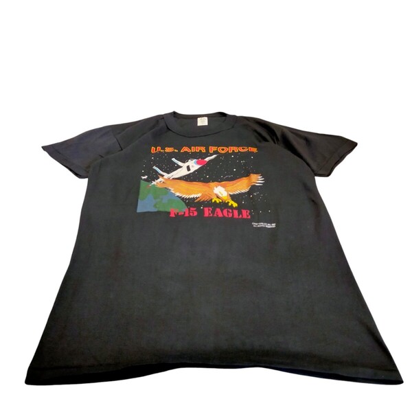 古着 tee swing 半袖Tシャツ u.s.a.f シングルステッチ 80s アメリカ製