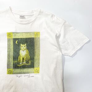 80s 90s 94年 Carol Endres Vermont cotton プリントt Tシャツ Tee アート 猫 ビンテージ アメリカ製 usa old XL 絵本 コットン cat 00s