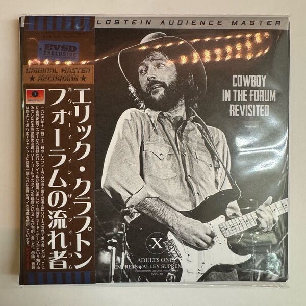 ERIC CLAPTON / COWBOY IN THE FORUM Revisited「フォーラムの流れ者」(2CD+Badge) 遂にバリー・ゴールドスタイン・マスターから収録!