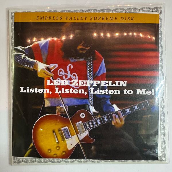 LED ZEPPELIN / LISTEN, LISTEN, LISTEN TO ME! (2CD) empress valley supreme disk レア盤!デッドストック新品!