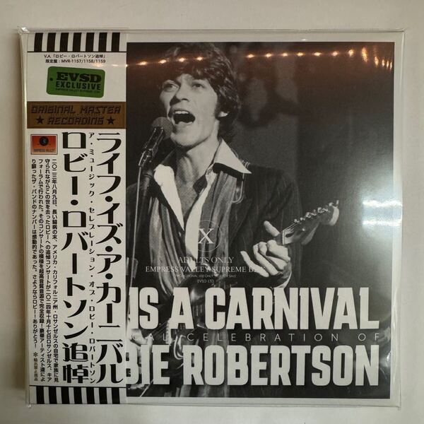 V.A. Eric Clapton : Van Morrison etc/ LIFE IS A CARNIVAL「ロビー・ロバートソン追悼」(4CD) さようならロビー!追悼ライヴを完全収録!