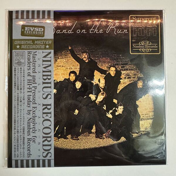 Paul McCartney and the Wings / Band On the Run Nimbus Records Supercut 高音質盤の最高峰ニンバスレコード!デジタル化!