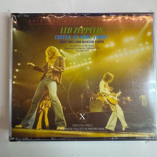 LED ZEPPELIN / LISTEN TO THIS EDDIE! (6CD) 廃盤タイトル エディを2バージョン収録の6CD