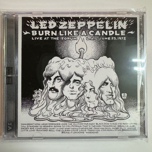 LED ZEPPELIN / BURN LIKE A CANDLE - moonchild records (3CD) バーンライクで通じるド定番アイテム!プレスCDでこのお値段★