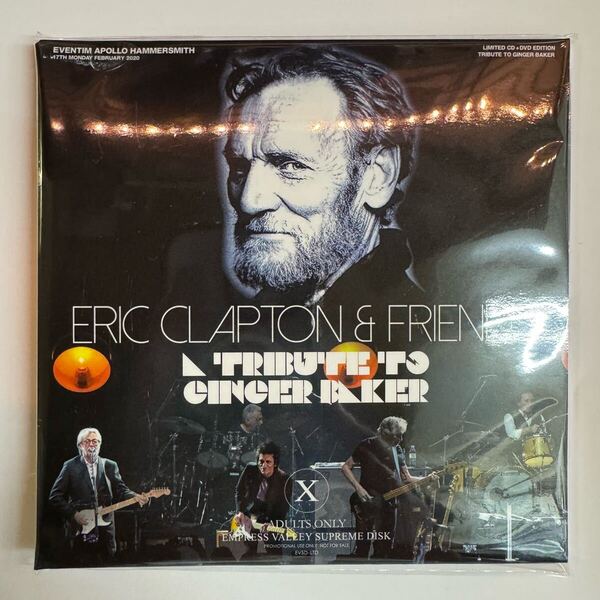 ERIC CLAPTON & FRIENDS / A TRIBUTE TO GINGER BAKER (2CD + BONUS) ジンジャー・ベイカー追悼コンサート★