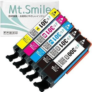 Mt.Smile インク BCI-301+300/5MP (5色)(BCI-300 BK + BCI-301 BK/C/M/Y) (対応機種) TS7530 互換インク canon用 キャノン用 0604