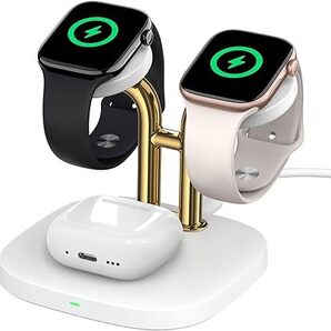 アップルウォッチ 充電器 スタンド 2台、Apple Watch対応 5W急速充電器 2台同時、アップルウォッチ スタンド、Apple Watch Ultra 0612