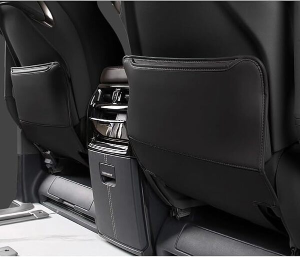 YORKNEIC シートキックガード トヨタ 新型アルファード ヴェルファイア 40系 2023年~現行 専用設計 シートバックマット 2枚セット 0620