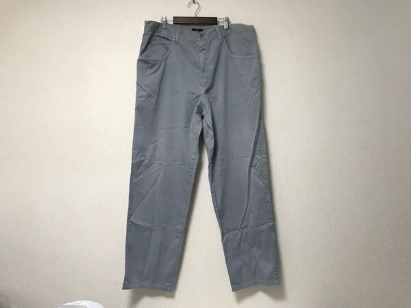 本物エルメネジルドゼニアEmenegildoZegnaコットンデカビッグチノパンツメンズサーフアメカジビジネススーツゴルフグレー40イタリア製2XL
