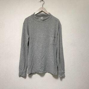 本物キャプテンサンシャインKaptainSunshineビームスプラスBEAMS+PLUSコットン長袖ロンTシャツメンズサーフアメカジゴルフ36Sグレー日本製