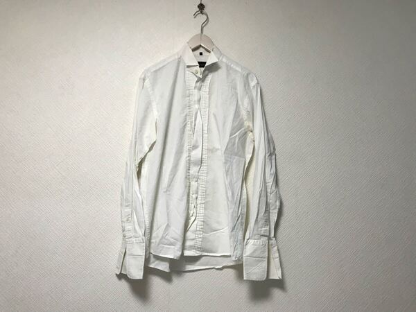 本物アトワードソンATWARDSONコットンドレス長袖シャツメンズサーフアメカジビジネススーツモードドレスゴルフバイカーロック39S白ホワイト