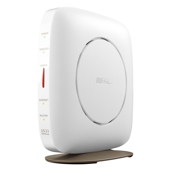 BUFFALO バッファロー 無線LANルーター WSR-2533DHP3-WH 電源アダプター・有線LANケーブル付き ホワイト 白 美品・動作確認済み IPv6 Wi-Fi