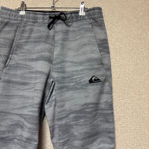 美品 【防寒 暴風】クイックシルバー ボトム QUIK SILVER BLOCK+ STRAIGHT TAPERED QPT184065 メンズパンツ Mサイズ 裏地フリース