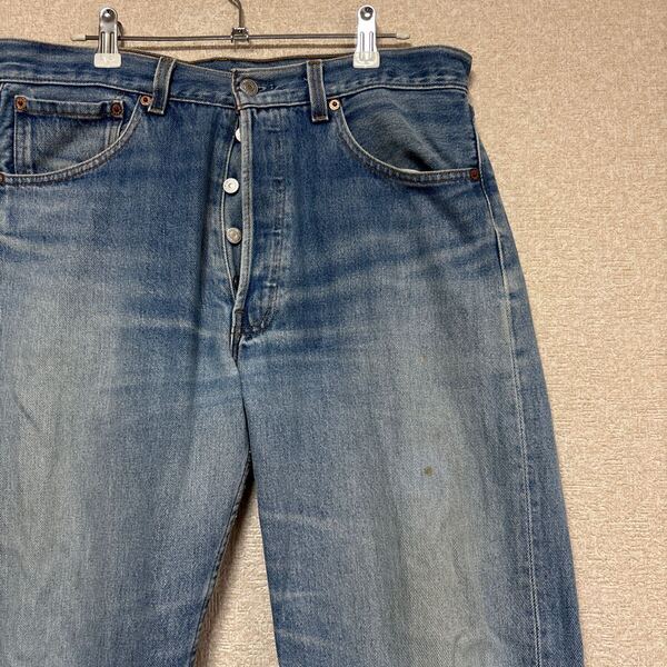 【ゴールデンサイズ】 90s levi's リーバイス 501 USA製 刻印552 W34L36 ビンテージ テーパードデニム