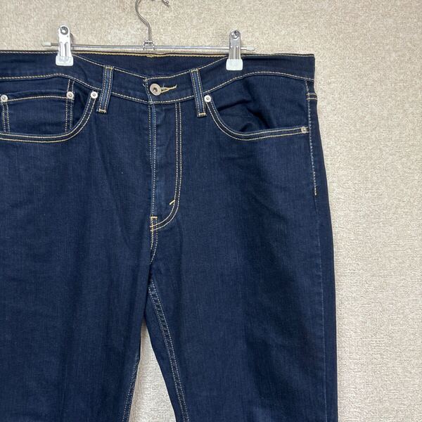 【濃紺】 リーバイス Levi's 514 デニム パンツ ジーンズ ストレート ストレッチ W34L32 青 ブルー 00514-0391