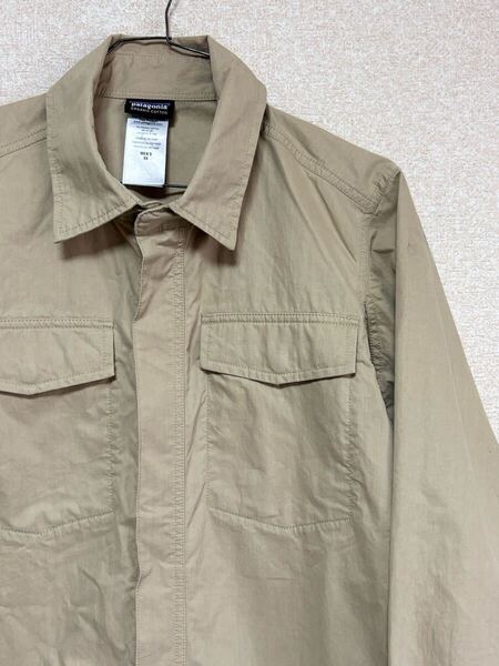 【超希少】 廃盤 Patagonia Tenpenny Jacket ベージュ MEN'S XS 防水長袖シャツ 28125SP15