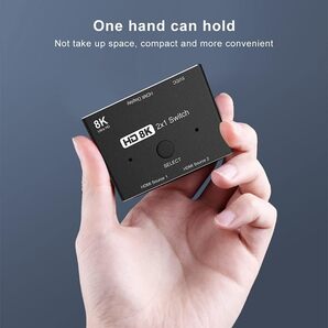 機能性重視 HDMI 2.1 切替器ウルトラHD 8K 高速 48Gbps 指向