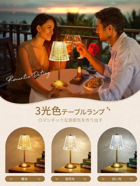 おすすめ タッチセンサー式 ベッドサイドランプ - 耐久性抜群 コンパクトデザイ