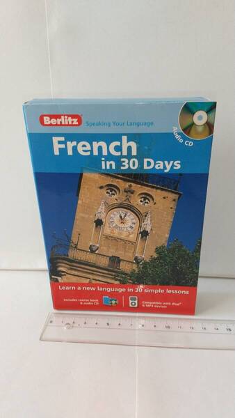 ベルリッツ の French in 30 days, Course Book 287p with Audio CD, Berlitz Publishing, 2009。送料無料。